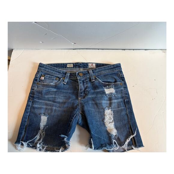 Adriano Goldschmeid Pants - Adriano Goldschmeid Stilt Roll Up Jeans Cut Off Shorts Distressed, 24